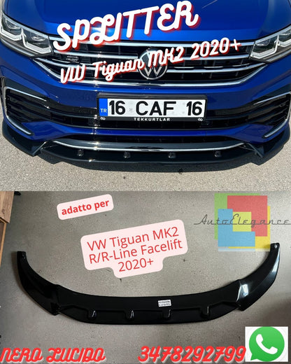 ⭐SPLITTER SUITABLE FOR VW Tiguan MK2 R/R-Line Facelift 2020+⭐ 