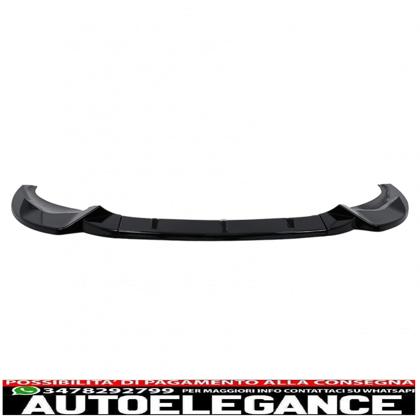 Front Bumper Spoiler Lip Fit For BMW X3 G01 X4 G02 (2018-2020) M Sport Piano Black 