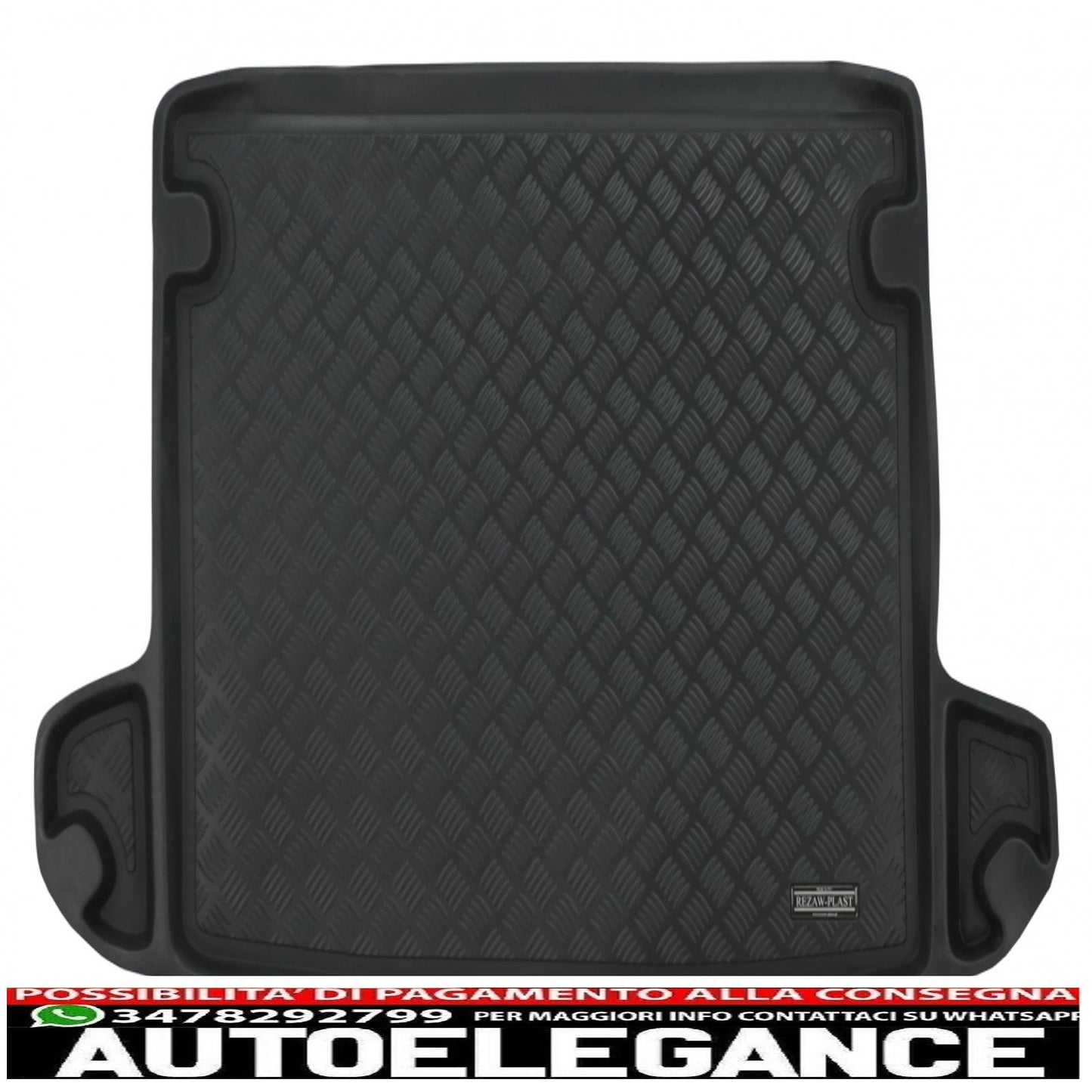 Tappetino per bagagliaio nero adatto a hyundai tucson iii (2015-2020) kia sportage iv (2016-up)