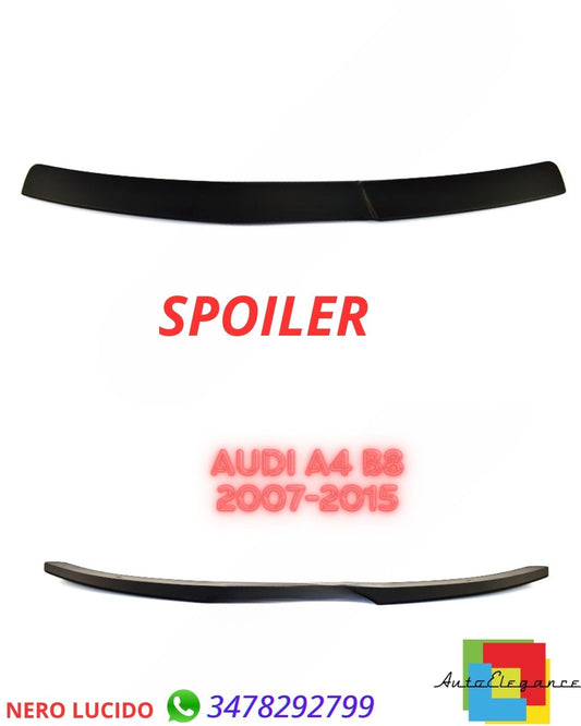 SPOILER SUITABLE FOR Audi A4 B8 2007-2015 Sedan 