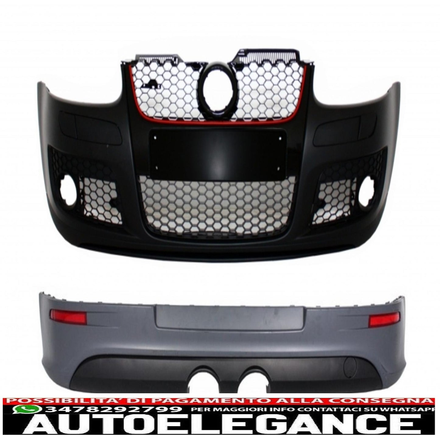 body kit suitable for vw golf 5 v mk5 (2003-2007) gti r32 design 