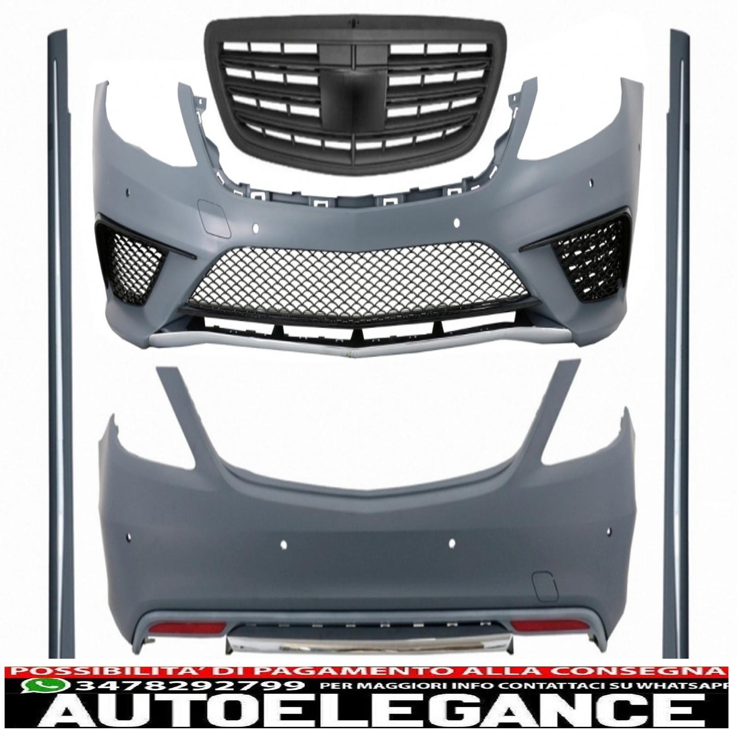 complete body kit suitable for mercedes s class w222 (2013-06.2017) design s63