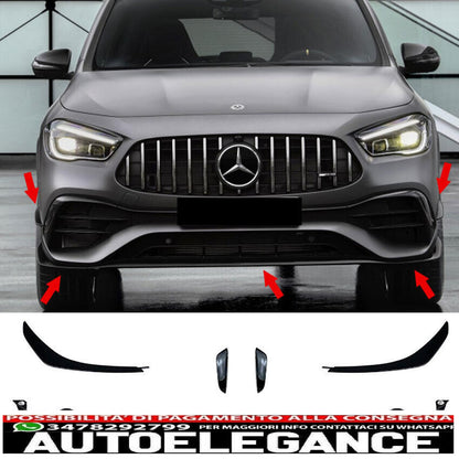 Front spoiler lip spoiler suitable for Mercedes Gla H247 with AMG equipment