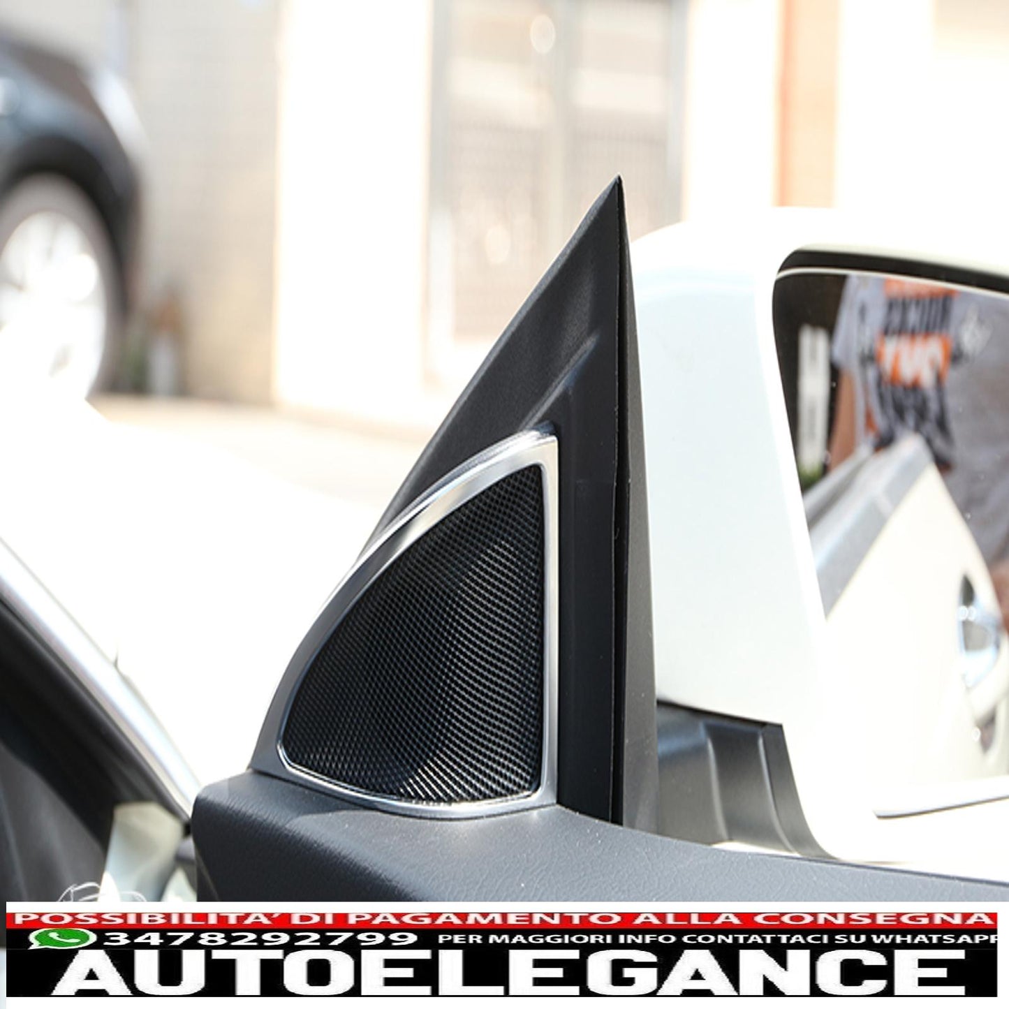 altoparlanti telaio cromato pannello porte anteriori per mercedes cla w117-mostra il titolo originaletesto originalelautsprecher chromrahmen blende vordertüren für mercedes cla w117 AUTOELEGANCERICAMBI