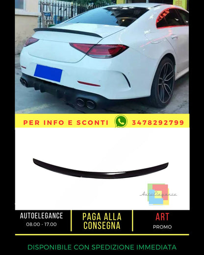 🔥GLOSSY BLACK SPOILER SUITABLE FOR Mercedes CLS C257 2018+🔥