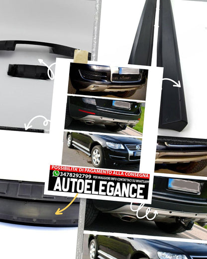 SPOILER+DIFFUSORE+MINIGONNE adatto per VW TOUAREG 2002-2010