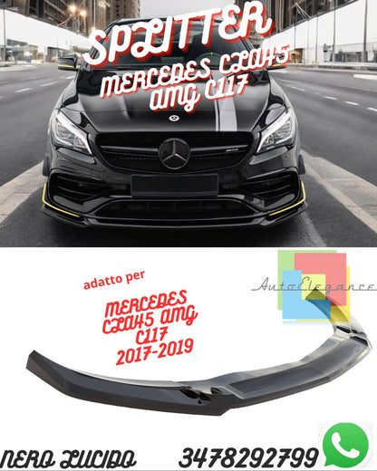 ✨ SPLITTER ✨SUITABLE FOR✨MERCEDES CLA45 AMG C117 Facelift 2017-2019 ✨ 