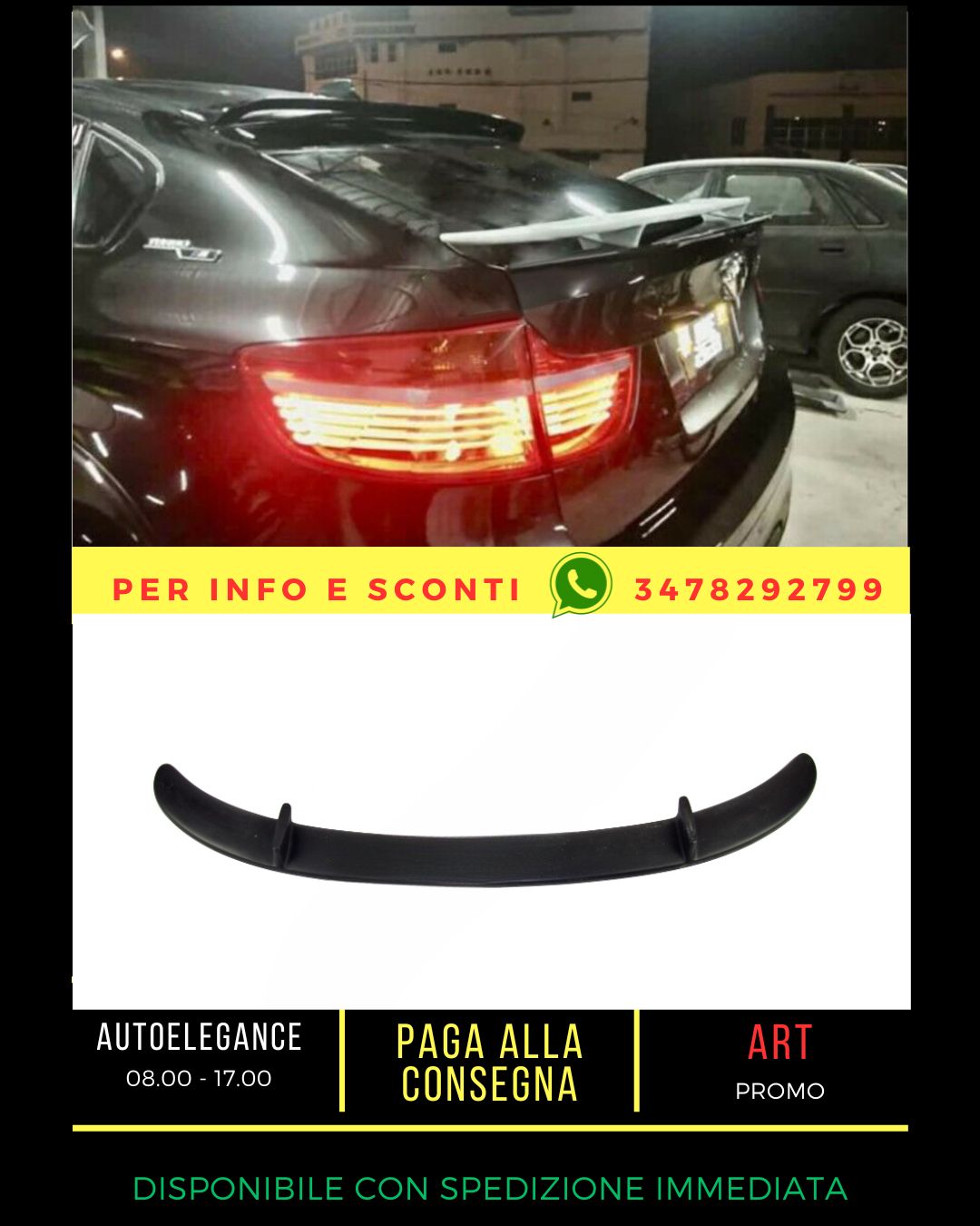 ✨SPOILER SUITABLE FOR BMW X6 E71E72 2007-2014✨