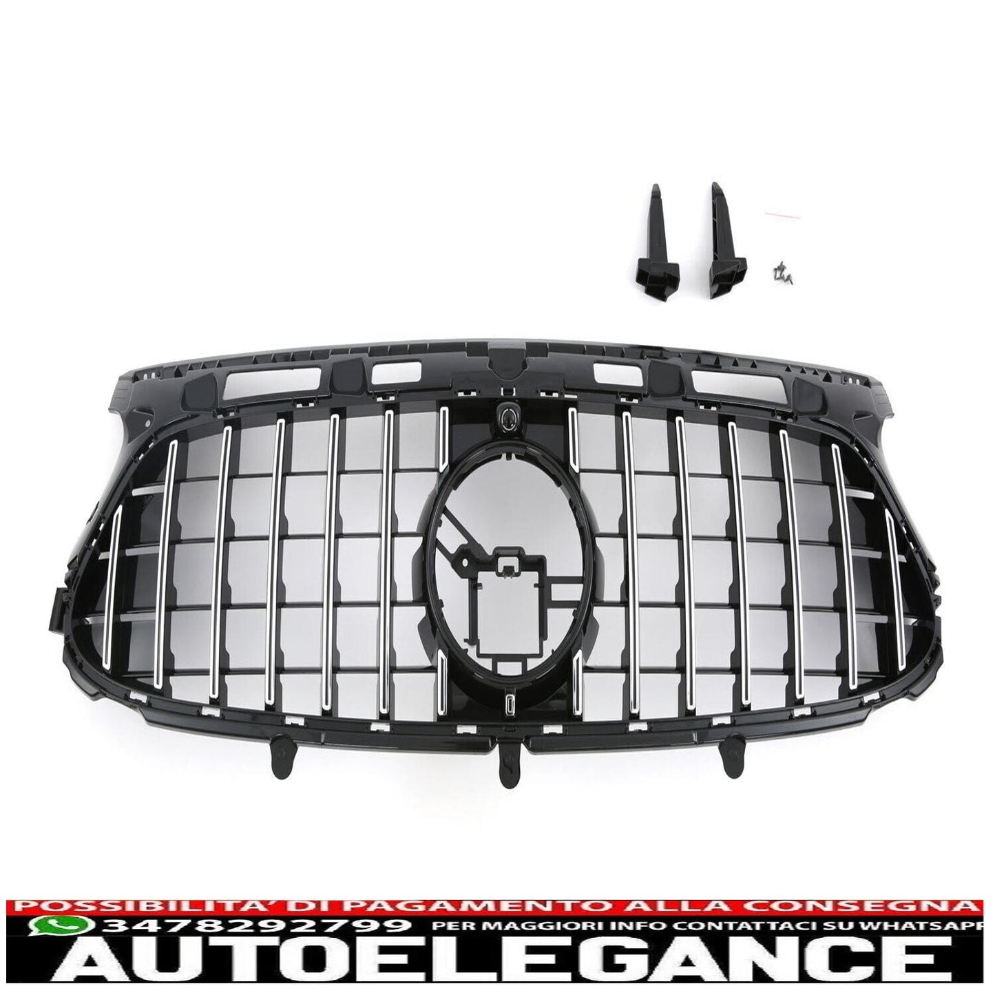 griglia radiatore sport panamericana gt adatta for mercedes h247 gla amg-line-mostra il titolo originaletesto originalesport panamericana gt grill radiatore grille fits for mercedes h247 gla amg-line