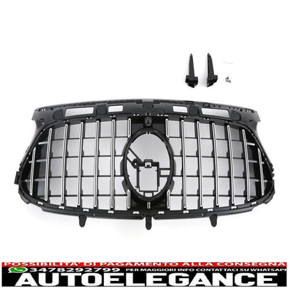 griglia radiatore sport panamericana gt adatta for mercedes h247 gla amg-line-mostra il titolo originaletesto originalesport panamericana gt grill radiatore grille fits for mercedes h247 gla amg-line