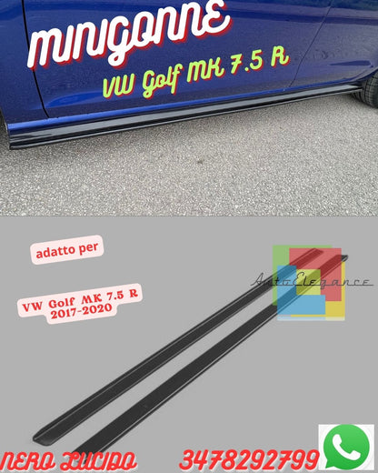 ✨✨Minigonne Laterali VOLKSWAGEN Golf MK 7.5 R 2017-2020✨✨