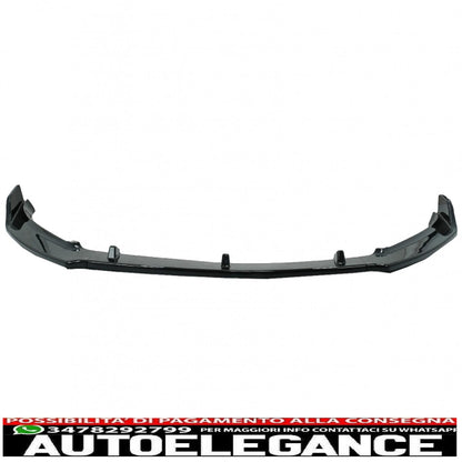 Front Bumper Lip Extension Spoiler Fit For VW Passat B8 3G Limousine Variant (2015-2018) Piano Black