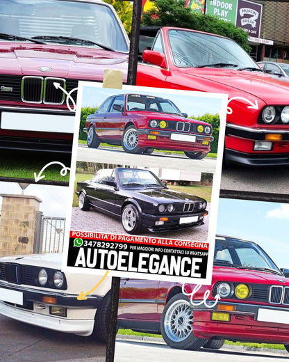 SOTTOPARAURTI ANTERIORE PER BMW E30 " JIMMY HILL " STILE ( 1983-1987 )