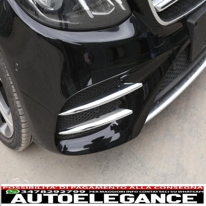 bumper grill finnish chrome tuning for mercedes w213 e-class show original titleoriginal text stoßstange gitter finnen chrom tuning für mercedes w213 e-klasse