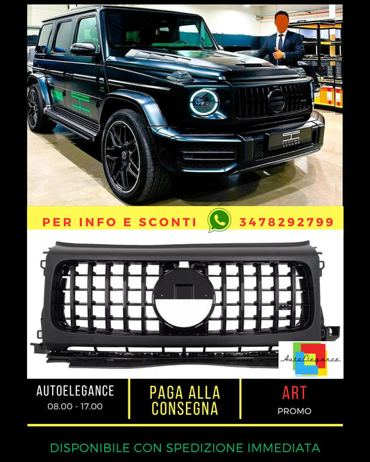 ✨Glossy Black Grille SUITABLE FOR Mercedes G Wagon Class W464 G63✨