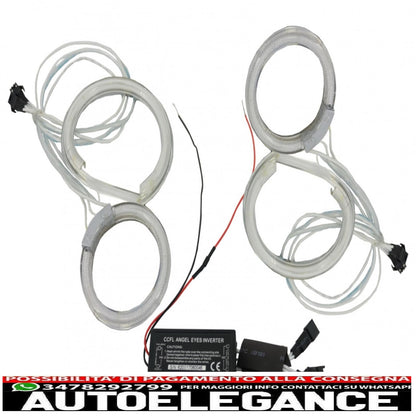 kit luci di marcia diurna angel eye adatto per mazda 323/626 (1998-2004) luci di marcia diurna a led smd