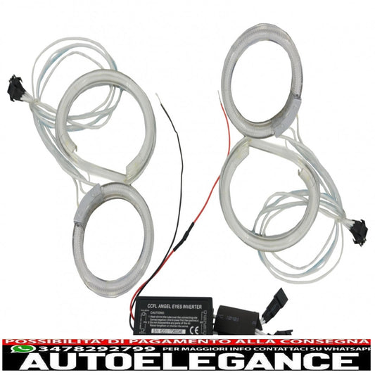 kit luci di marcia diurna angel eye adatto per mazda 323/626 (1998-2004) luci di marcia diurna a led smd