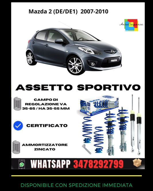 🔥Assetto sportivo PER Mazda 2 (DE/DE1) 1.3, 1.5 2007-2010🔥