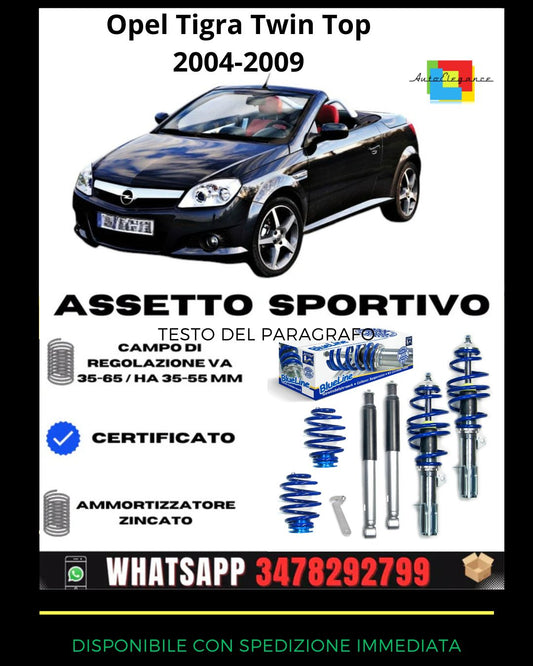 🔥Assetto sportivo ADATTO PER Opel Tigra Twin Top 1.4i 16V,1.8i 16V 04-09🔥
