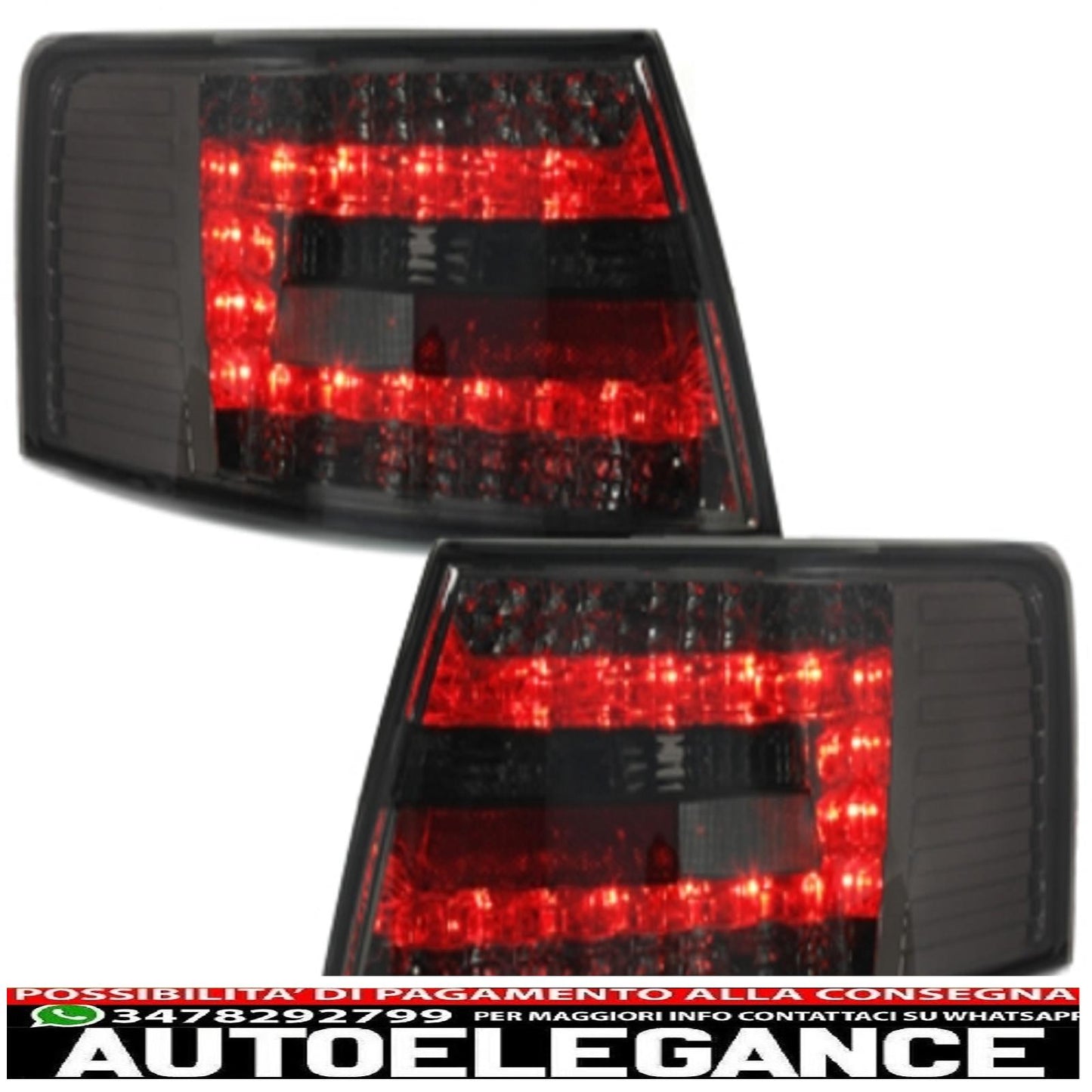 led rear lights suitable for audi a6 4f lim. 04-08 smoke - ra19els