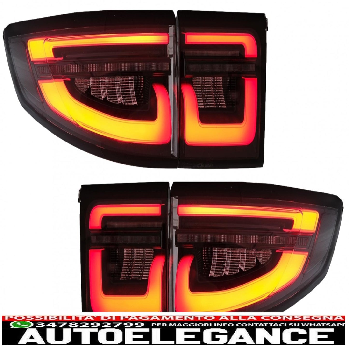 LED Rear Lights suitable for Land Rover Discovery Sport L550 (2014-2019) conversion to smoke 2020 onwards
