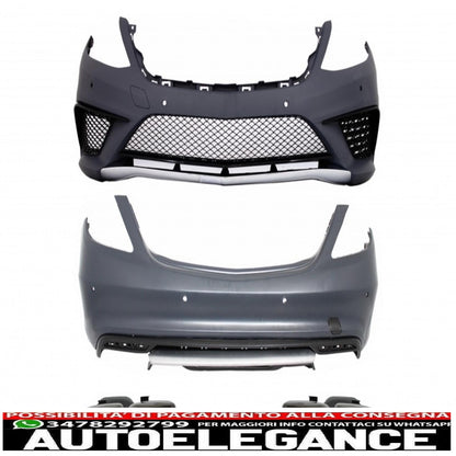 body kit suitable for mercedes benz w222 s class (2013-06.2017) s65 design with black exhaust tips 