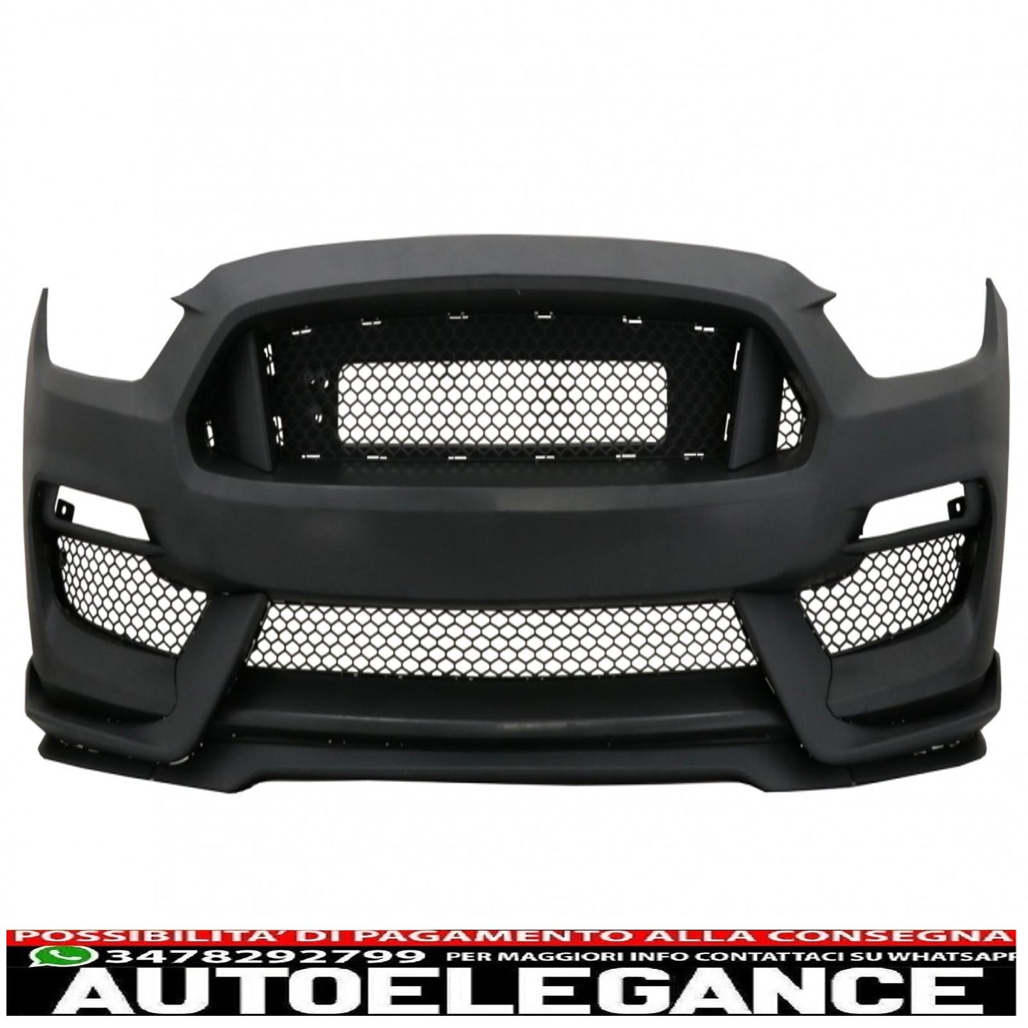 front bumper suitable for ford mustang mk6 vi sixth generation (2015-2017) gt350 design