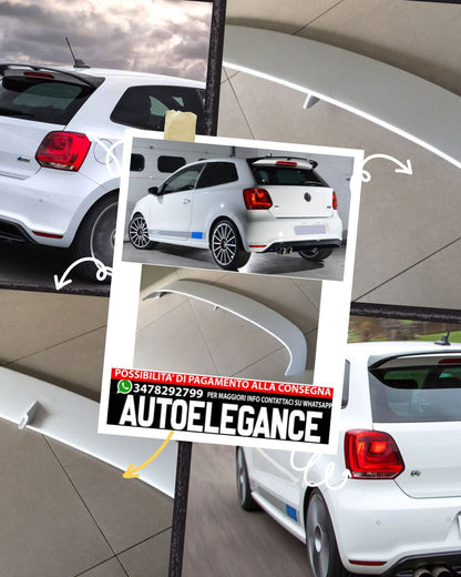 SPOILER SUITABLE FOR VW POLO 5 6R (2009 - 2017 ) R WRC STYLE 