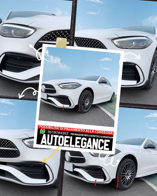 Aletas AMG LOOK FLICS AERO NEGRO APTO PARA MERCEDES W206 CLASE C