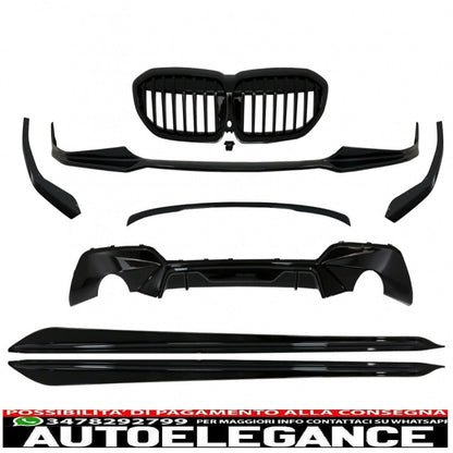 Complete body kit, extensions suitable for BMW 3 Series G20 Sedan G21 Touring (2018-up) M Design Piano Black