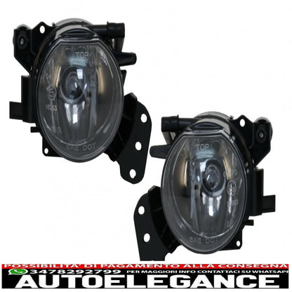 fog lights suitable for bmw 3 series e90 e91 e92 5 series e60 e61 only transparent bumper m-technik m design