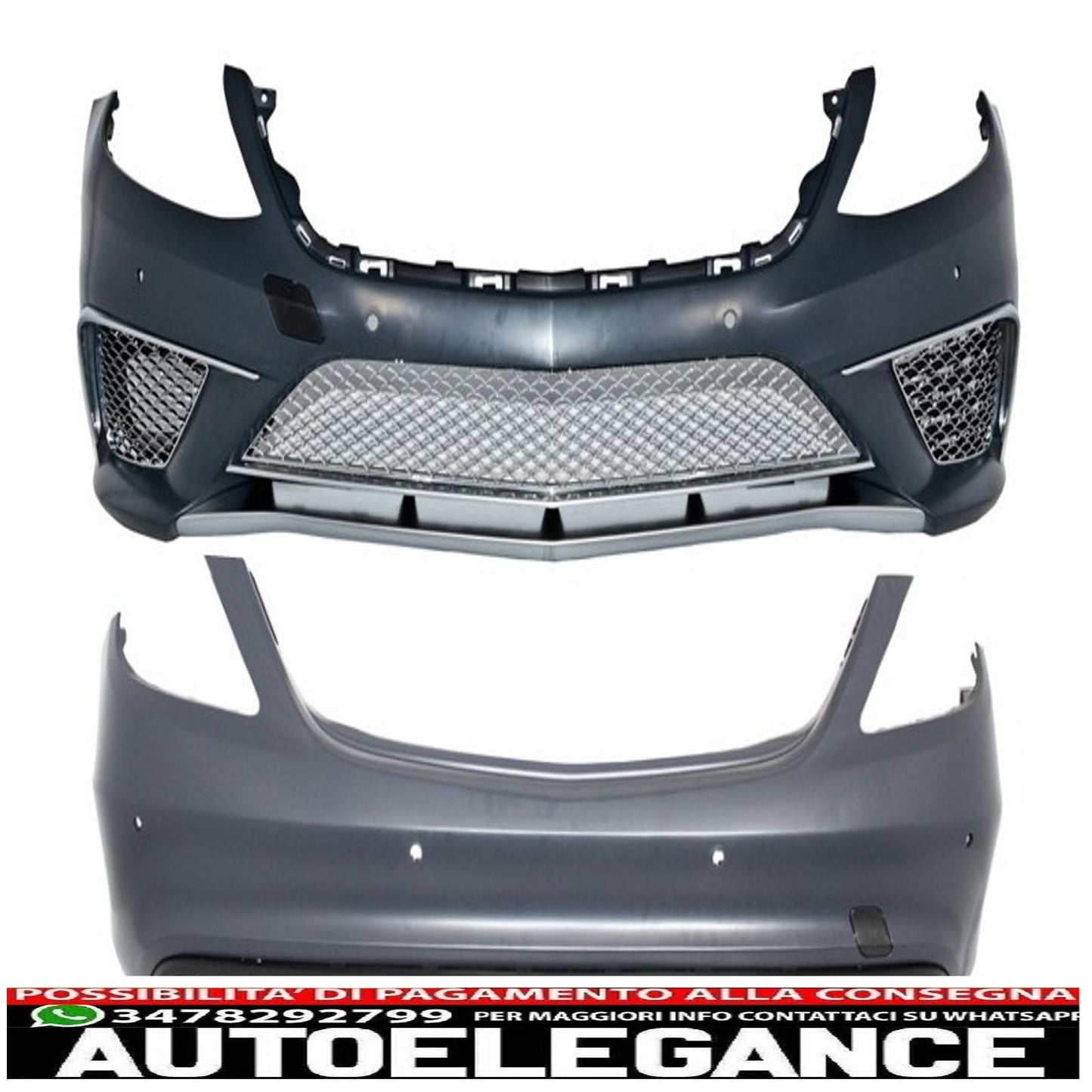 body kit suitable for mercedes s class w222 (2013-06.2017) design s65 with pdc
