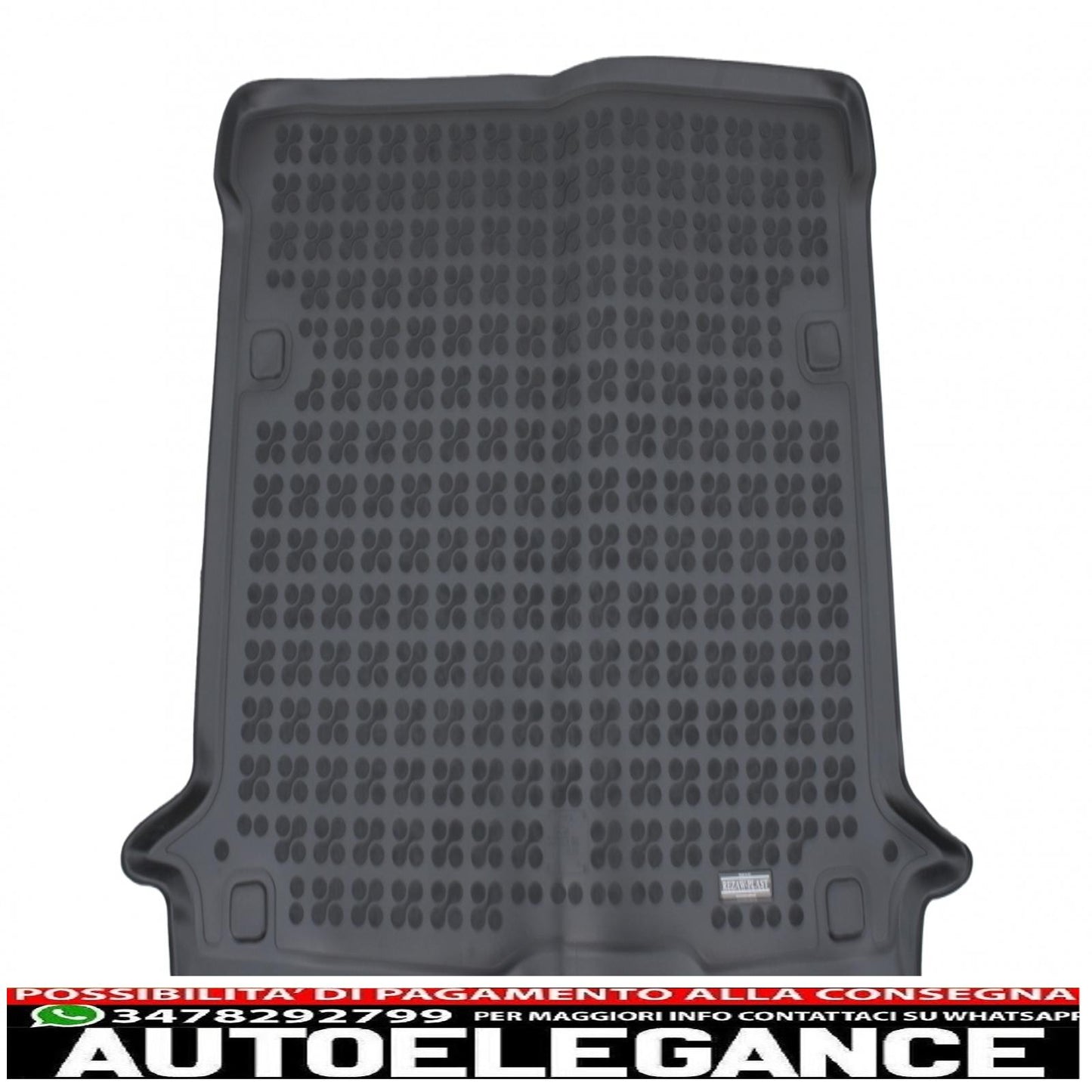 Black trunk mat suitable for Dacia Dokker 2012- 