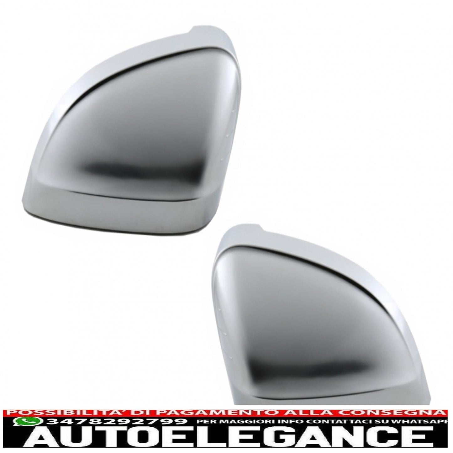Copri specchietti adatti per audi a4 b9 (2016-) alloggiamento completo placcato in alluminio AUTOELEGANCERICAMBI