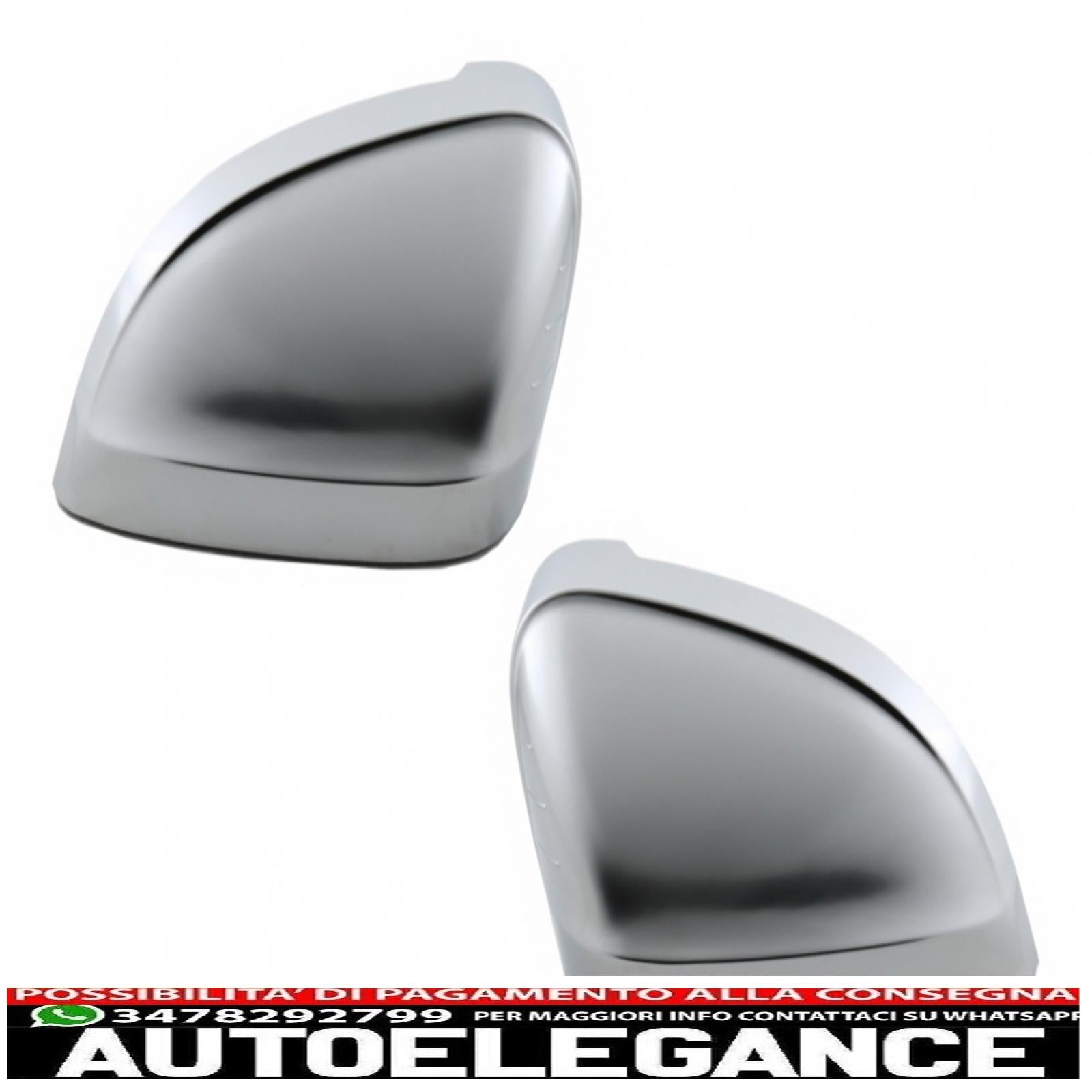 Copri specchietti adatti per audi a4 b9 (2016-) alloggiamento completo placcato in alluminio AUTOELEGANCERICAMBI