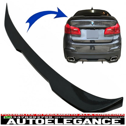 Trunk Spoiler Suitable for BMW 5 Series G30 (2017 onwards) M Performance Design Carbon Look 