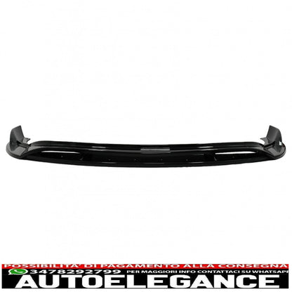 Front Bumper Lip Extension Spoiler Fit For VW Golf 8 R (2020-) Piano Black