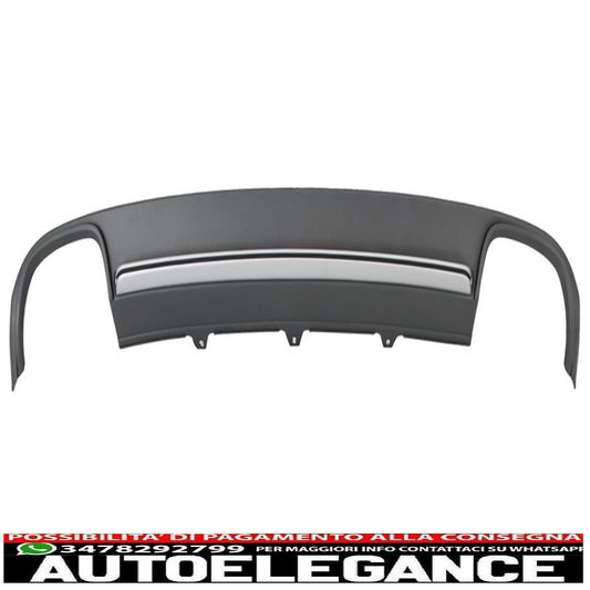 Diffusore d'aria per mantovana paraurti posteriore adatto per audi a4 b8 pre restyling (2008-2011) limousine avant s4 design