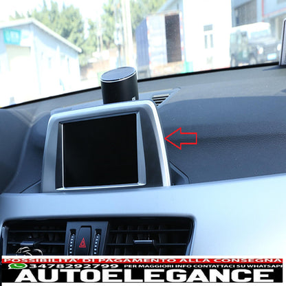 schermo navi telaio cromato maschera per bmw x1 f48-mostra il titolo originaletesto originalenavi bildschirm chromrahmen blende für bmw x1 f48