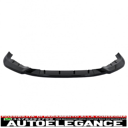 Labbro spoiler paraurti anteriore adatto per BMW Serie 5 G30 Limousine G31 Touring (2017-2019) M Sport Design Piano Black