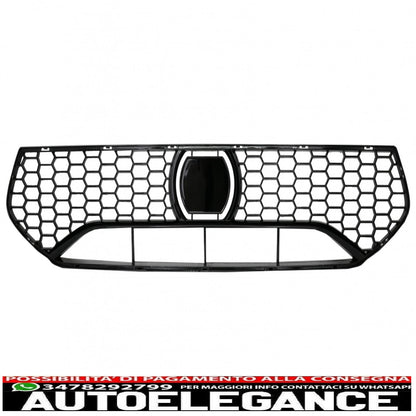 lower center grille fit for bmw 5 series g30 g31 limousine touring (2017-2019) m5 bumper for acc