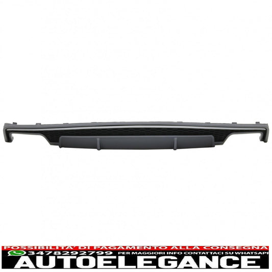 Diffusore d'aria per mantovana paraurti posteriore adatto per audi a7 4g facelift (2015-2018) solo design s7 paraurti standard