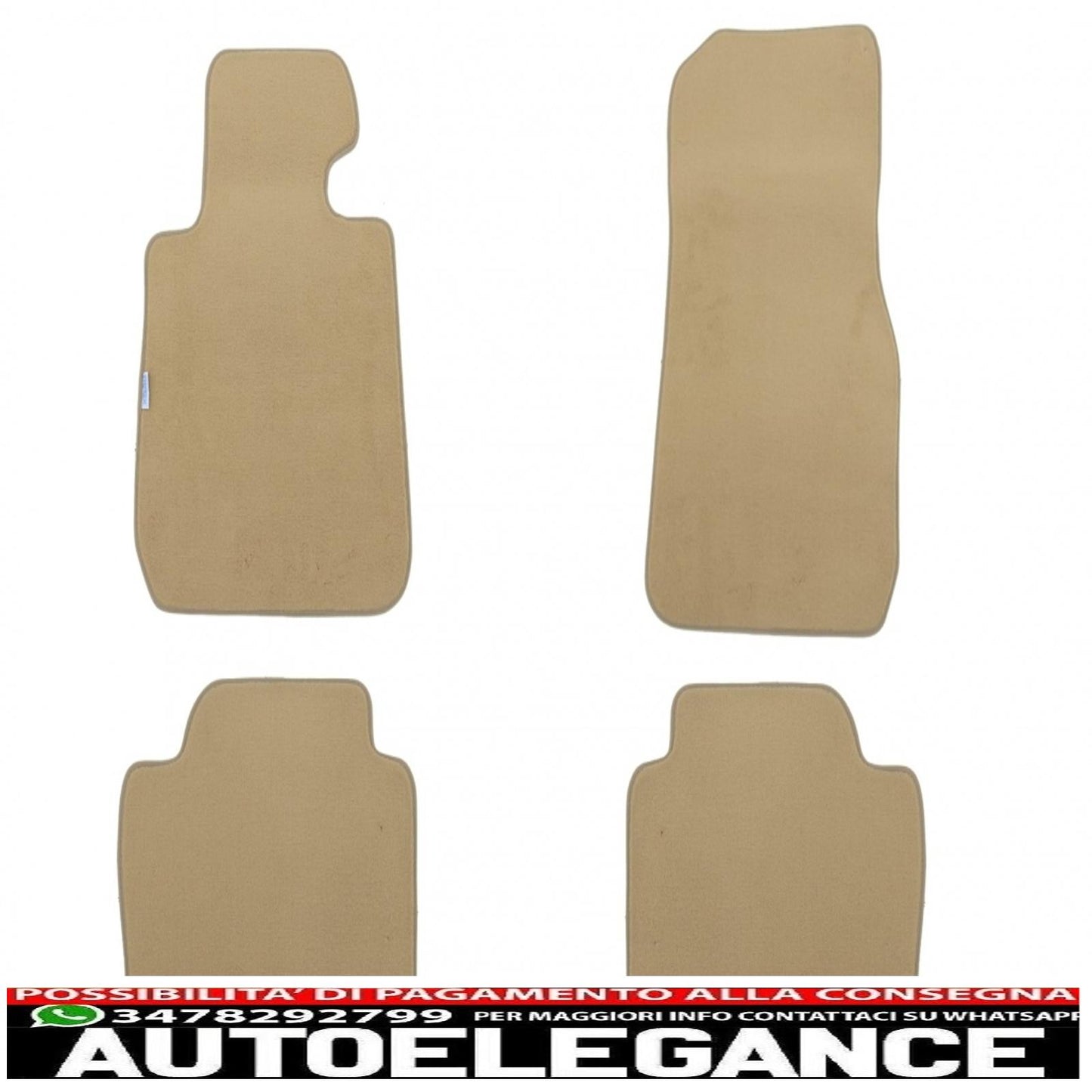 beige mat suitable for bmw 3er (f30) 02/2012 / 3er (f31) touring 09/2012
