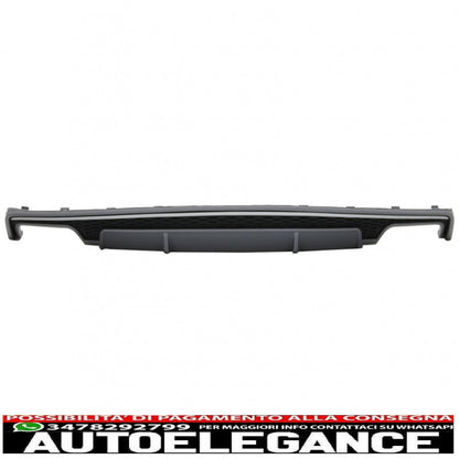 Diffusore d'aria per mantovana paraurti posteriore adatto per audi a7 4g facelift (2015-2018) solo design s7 paraurti standard