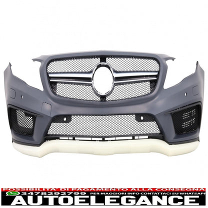 paraurti anteriore adatto per mercedes classe gla x156 (2014-2016) design gla 45