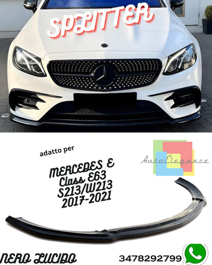 Splitter Anteriore MERCEDES Classe E E63 AMG Station Wagon/Berlina S213/W213