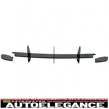 estensione paraurti posteriore per diffusore e splitter laterali posteriori adatta per vw golf vi 6 gti (2008-2013) nero