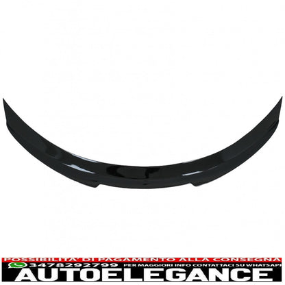 trunk spoiler suitable for alfa romeo giulia 952 (2016-2021) piano black 