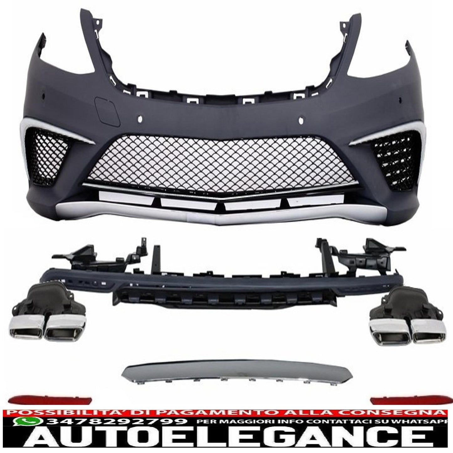 body kit suitable for mercedes s class w222 sport line package (2013-06.2017) design s63
