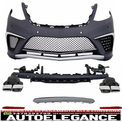 body kit suitable for mercedes s class w222 sport line package (2013-06.2017) design s63